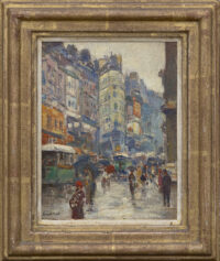 Evert Moll: Boulevard Saint Denis te Parijs (in lijst)