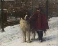 Otto Eerelman: Meisje met haar hond