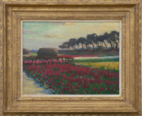 Arnout van Gilst: Bloemenveld (in lijst)