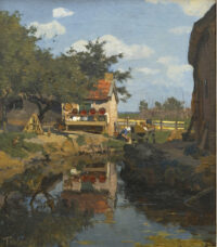 Willem Bastiaan Tholen: Zonnig boerenlandschap