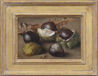 Jan Voerman jr.: Vier kastanjes (in lijst)