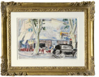 Jan Sluijters: Straatje in Avignon (in lijst)