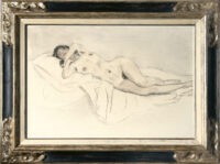 Jan Sluijters: Reclining nude (framed)