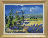 Jan van der Zee: Gronings landschap (in lijst)