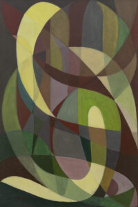 : Compositie met gebogen lijnen