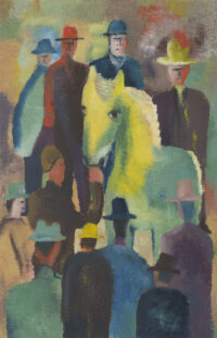 Hendrik Nicolaas Werkman: Geel paard (Zuidlaardermarkt)