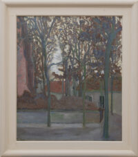 Charley Toorop: Pleintje te Domburg (in lijst)