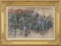 Isaac Israels: Kermis te Amsterdam (in lijst)