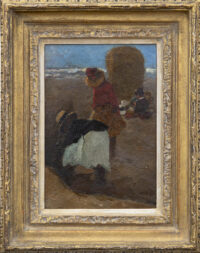 Willem de Zwart: Strandgezicht (in lijst)