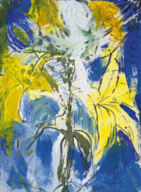 Erik Andriesse schilderij, Gele lelies, te koop!: Gele lelies