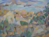 Leo Gestel: Gezicht op de baai van Mallorca