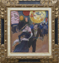 Leo Gestel: Rolschaatsbaan in Amsterdam (in lijst)