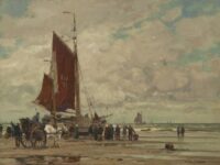 Wilhelm Hambüchen: Het uitladen van de vangst
