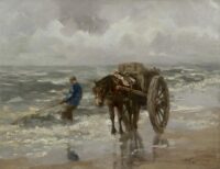 Willem George Frederik Jansen: Schelpenvisser op het strand