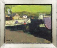 Wim Oepts: De haven van Sète (Zuid-Frankrijk) (in lijst)