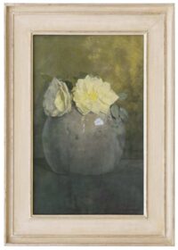 Jan Voerman sr: Roosjes in een pot (in lijst)