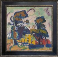 Jan Wiegers: Boerderij (in lijst)