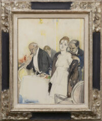 Piet van der Hem: Na het diner (in lijst)