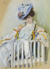 Oscar Bluhm: Elegante vrouw
